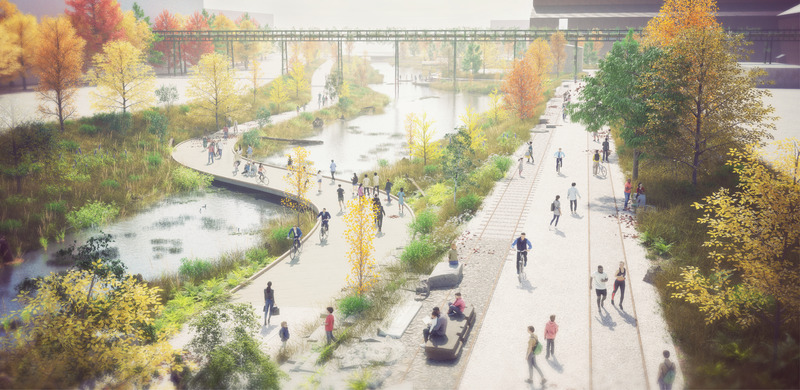 Dossier de presse | 809-42 - Communiqué de presse | Meet the 2024 AZ Awards Winners, People's Choice and Awards of Merit - AZURE Media - Concours - <p>Winner – Urban Design, Unbuilt Developments</p><p><br></p><p>Steelport, Hamilton, Canada</p><p><br></p><p>By PUBLIC WORK office for urban design &amp; landscape architecture, Toronto, Canada</p> - Crédit photo : PUBLIC WORK