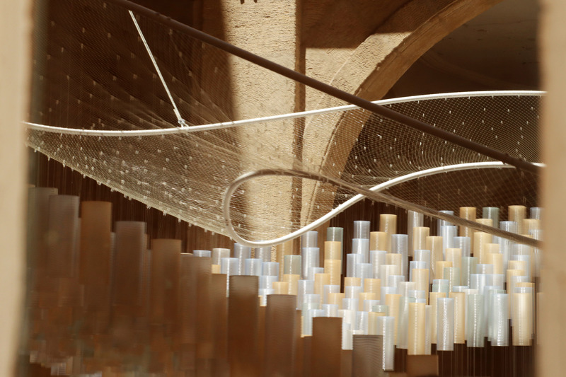 Dossier de presse | 7588-01 - Communiqué de presse | Gagnant du Prix Public FAV 2024 | RHUBARB : une symphonie d'architecture durable guidée par les spectateurs, inspirée par les Jeux Olympiques et le "Rythme" - Atelier DARN - Art - Crédit photo : Chris Jary