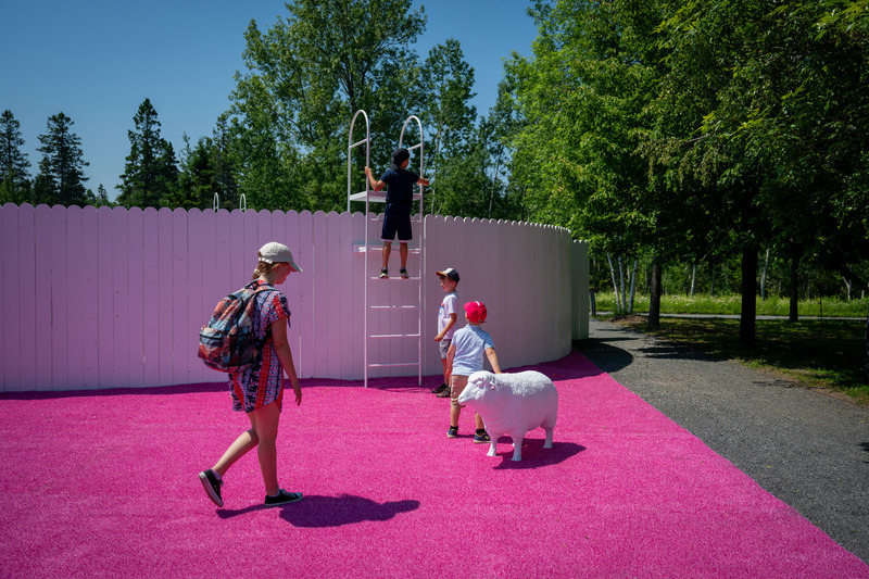 Press kit | 837-49 - Press release | Opening of the 25th International Garden Festival - International Garden Festival - Event + Exhibition - Vanderveken, Architecture + Paysage, "Couleur Nature" - Photo credit: Martin Bond