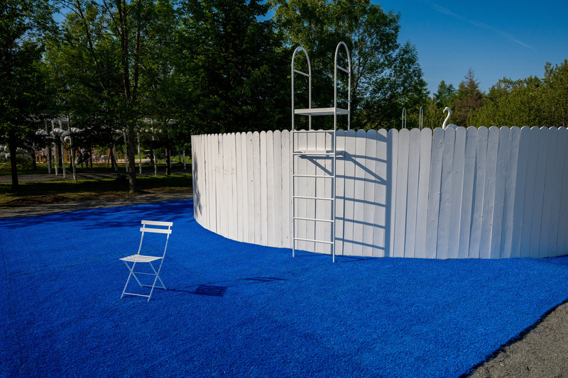 Press kit | 837-49 - Press release | Opening of the 25th International Garden Festival - International Garden Festival - Event + Exhibition - Vanderveken, Architecture + Paysage, "Couleur Nature" - Photo credit: Martin Bond