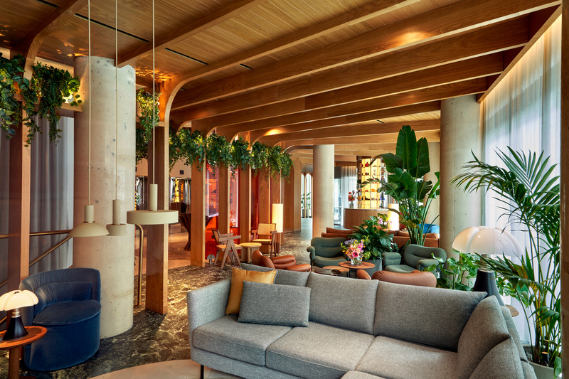 Press kit | 1472-09 - Press release | Concrete’s Innovative Spatial Planning and Progressive Design Capture the Vibrant Essence of Marylebone - Concrete Amsterdam - Commercial Interior Design - The BoTree lobby - Photo credit: Simon Brown for Concrete and The BoTree