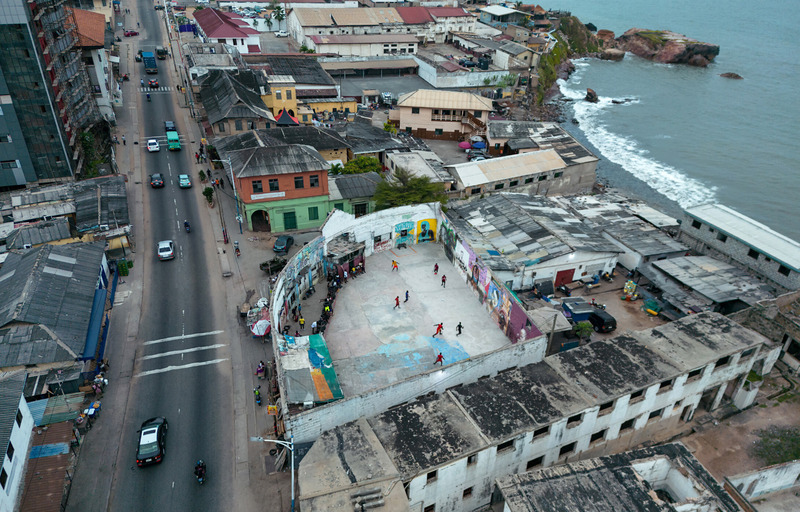Press kit | 7558-01 - Press release | AP Valletta and International Team Across Accra and London Launches Publication on Heritage Regeneration - AP Valletta - Edition - Kingsway Store; Jamestown, Accra. 2023 - Photo credit: Paul Addo