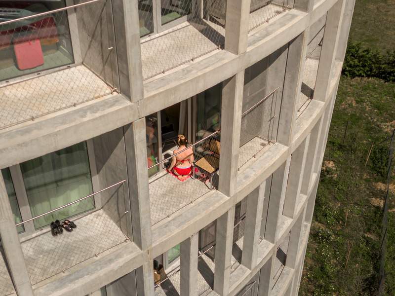 Dossier de presse | 7557-01 - Communiqué de presse | Hoso, une résidence étudiante construite en 14 mois - OODA - Architecture résidentielle - Crédit photo : Fernando Guerra