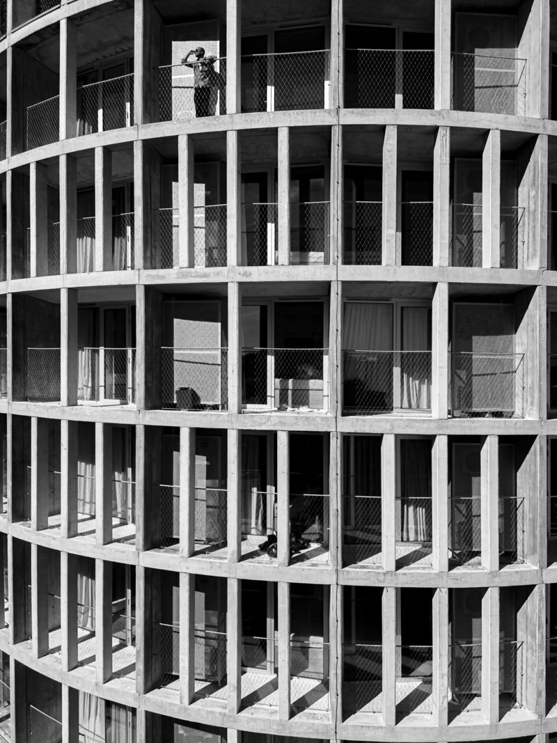 Dossier de presse | 7557-01 - Communiqué de presse | Hoso, une résidence étudiante construite en 14 mois - OODA - Architecture résidentielle - Crédit photo : Fernando Guerra