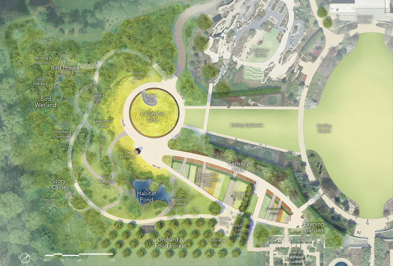 Dossier de presse | 7594-01 - Communiqué de presse | Pollinator and Bird Garden, Designed by Didier Design Studio, Named Winner of International Sustainability Award - Didier Design Studio - Architecture de paysage - Plan for Where the Pollinators Are, by Didier Design Studio - Crédit photo : Didier Design Studio