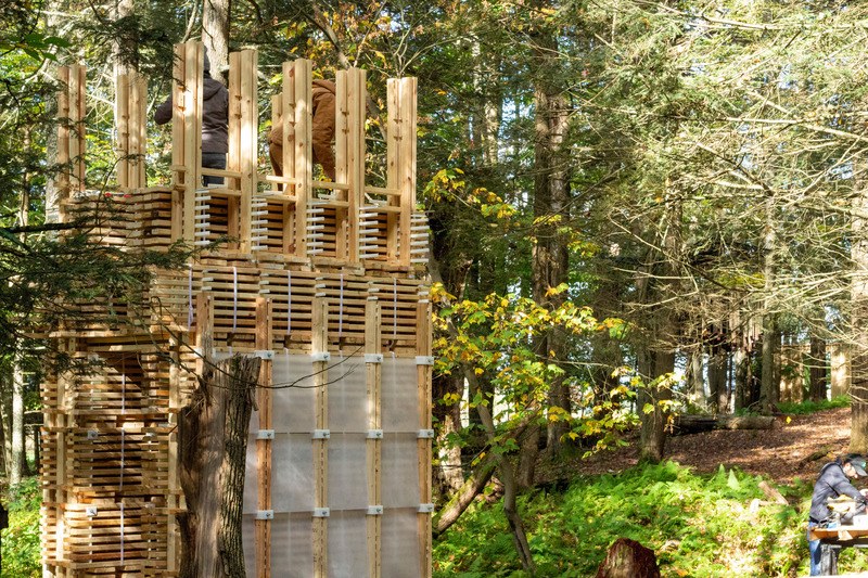 Dossier de presse | 7574-01 - Communiqué de presse | WoodStack - Office of Dillon Pranger (ODP) - Architecture commerciale - Crédit photo : Office of Dillon Pranger (ODP)
