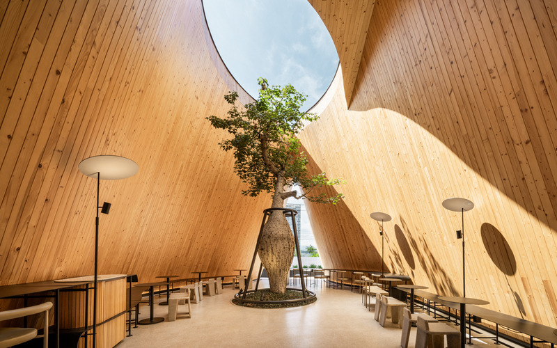 Press kit | 3075-02 - Press release | Harudot Chonburi - IDIN Architects - Commercial Architecture - Photo credit: DOF Sky | Ground