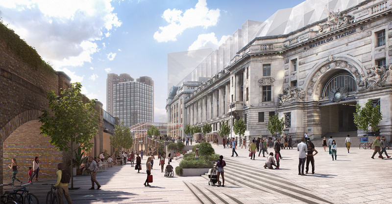 Press kit | 661-84 - Press release | WAFX 2024 Prize Winners Announced: Recognising Architects Tackling Today’s Global Issues - World Architecture Festival (WAF) - Competition - Smart Cities - Future Vision for London Waterloo Station and South Bank – Waterloo Station Masterplan by Grimshaw - Photo credit: Grimshaw