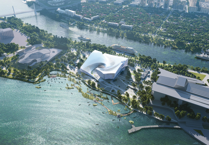 Press kit | 661-84 - Press release | WAFX 2024 Prize Winners Announced: Recognising Architects Tackling Today’s Global Issues - World Architecture Festival (WAF) - Competition - Cultural Identity - Wuhan Opera Art Center by PES-Architects, The Architectural Design &amp; Research Institute of Zhejiang University - Photo credit: PES-Architects, The Architectural Design &amp; Research Institute of Zhejiang University