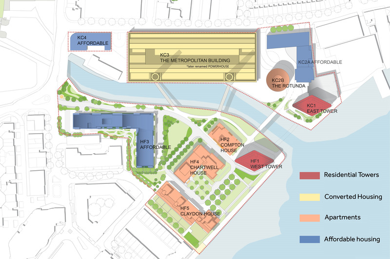 Dossier de presse | 1474-02 - Communiqué de presse | Chelsea Waterfront by Farrells: Integrated Urban Approach Regenerates the Historic Lots Road Community - Farrells - Design urbain - Masterplan - Crédit photo : Farrells