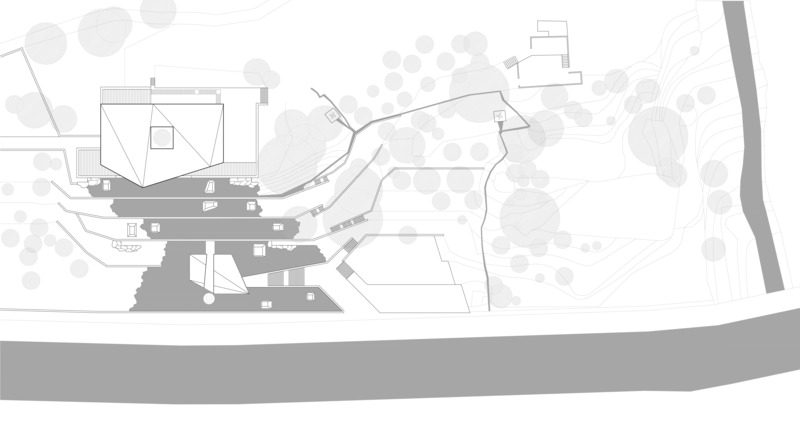 Dossier de presse | 7579-01 - Communiqué de presse | Quzika 1865 Winery Complex: A Link Between Mountain and River, Embedded in Nature - PL-T ARCHITECTURE STUDIO - Architecture industrielle - Crédit photo : PL-T ARCHITECTURE STUDIO