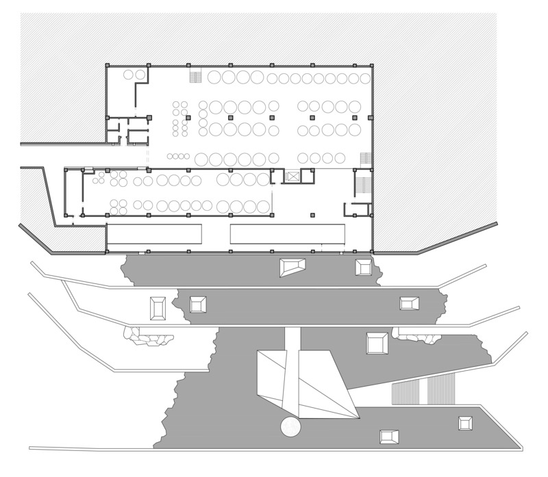 Dossier de presse | 7579-01 - Communiqué de presse | Quzika 1865 Winery Complex: A Link Between Mountain and River, Embedded in Nature - PL-T ARCHITECTURE STUDIO - Architecture industrielle - Crédit photo : PL-T ARCHITECTURE STUDIO