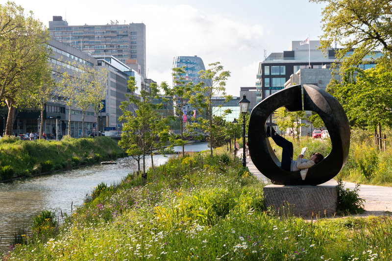 Press kit | 7576-01 - Press release | OKRA Wins Popular Vote Best Landscape Design Firm - OKRA - Landscape Architecture - Catharijnesingel, Utrecht, NL - Photo credit: Melle van Dijk
