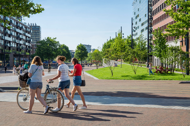 Press kit | 7576-01 - Press release | OKRA Wins Popular Vote Best Landscape Design Firm - OKRA - Landscape Architecture - Binnenrotte, Rotterdam, NL - Photo credit: Antoine Thevenet