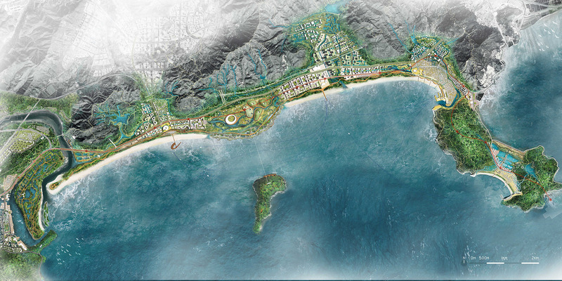 Press kit | 7576-01 - Press release | OKRA Wins Popular Vote Best Landscape Design Firm - OKRA - Landscape Architecture - "Nature as leverage" plan, Shenzhen, CH - Photo credit: OKRA