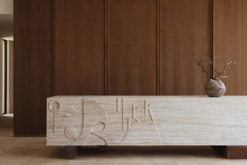 Press kit | 6827-01 - Press release | Gundari Resort - Block722 - Commercial Architecture - Gundari_reception - Photo credit: Ana Santl