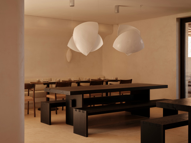 Press kit | 6827-01 - Press release | Gundari Resort - Block722 - Commercial Architecture - Gundari_indoor restaurant - Photo credit: Martha Vosdou