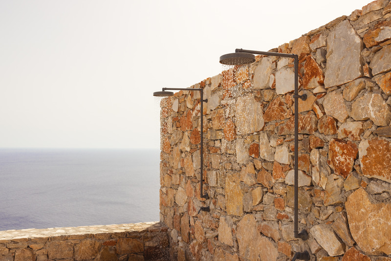 Press kit | 6827-01 - Press release | Gundari Resort - Block722 - Commercial Architecture - Gundar_outdoor shower_pool - Photo credit: Ana Santl