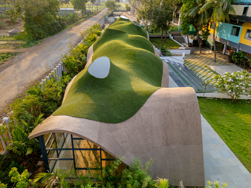 Dossier de presse | 6986-02 - Communiqué de presse | Cocoon, Pre-primary Extension, Bloomingdale International School - andblack design studio - Architecture institutionnelle - The architecture of this school is unique in its structural expression, innovation in design and the resoluteness in its unconventional approach. - Crédit photo : Vinay Panjwani