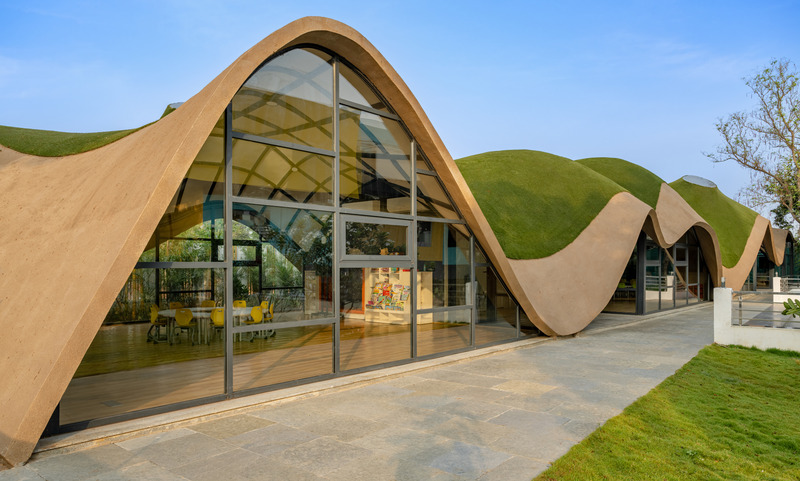 Dossier de presse | 6986-02 - Communiqué de presse | Cocoon, Pre-primary Extension, Bloomingdale International School - andblack design studio - Architecture institutionnelle - Crédit photo : Vinay Panjwani