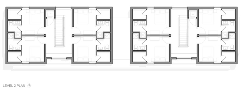 Dossier de presse | 7586-01 - Communiqué de presse | Saint Paul's Little Mod - Double Jack Design Workshop & NOMINN - Architecture résidentielle - Plan - 2nd Floor - Crédit photo : Double Jack Design Workshop