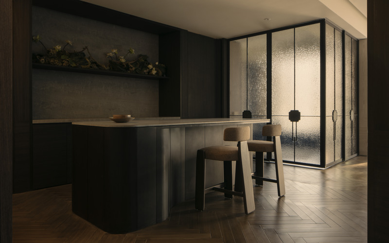 Press kit | 3639-01 - Press release | Soma Mot - 932 Design Private Limited - Residential Interior Design -  Island Counter  - Photo credit: Khoo GuoJie