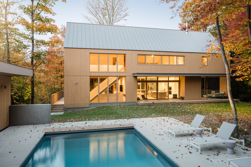 Dossier de presse | 1572-03 - Communiqué de presse | La maison Orford - Thellend Fortin Architectes - Architecture résidentielle - Crédit photo : Charles Lanteigne
