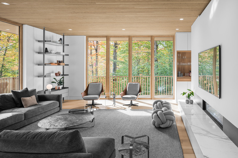 Dossier de presse | 1572-03 - Communiqué de presse | La maison Orford - Thellend Fortin Architectes - Architecture résidentielle - Crédit photo : Charles Lanteigne