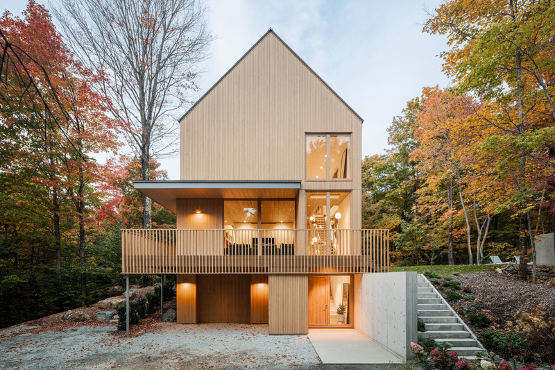 Dossier de presse | 1572-03 - Communiqué de presse | La maison Orford - Thellend Fortin Architectes - Architecture résidentielle - Crédit photo : Charles Lanteigne