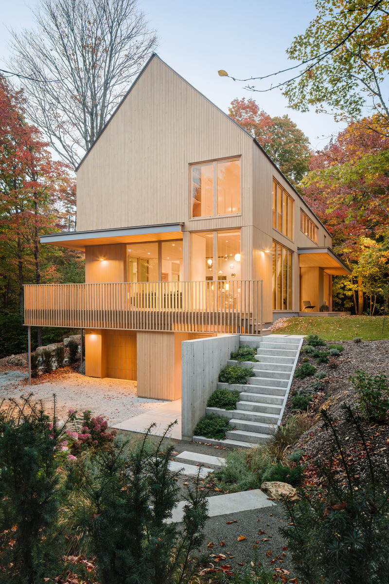 Dossier de presse | 1572-03 - Communiqué de presse | La maison Orford - Thellend Fortin Architectes - Architecture résidentielle - Crédit photo : Charles Lanteigne
