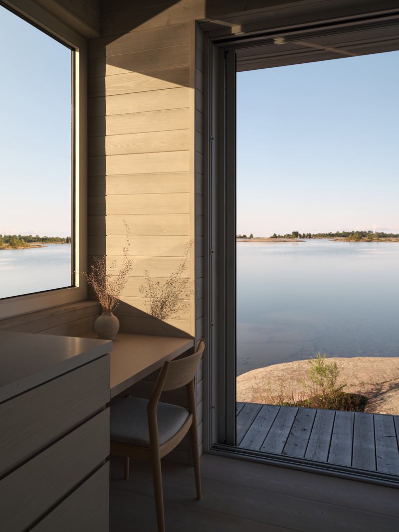 Dossier de presse | 1728-05 - Communiqué de presse | Akb_Whistling Wind Island - Akb Architects - Architecture résidentielle - Bunkie interior - Crédit photo : Doublespace