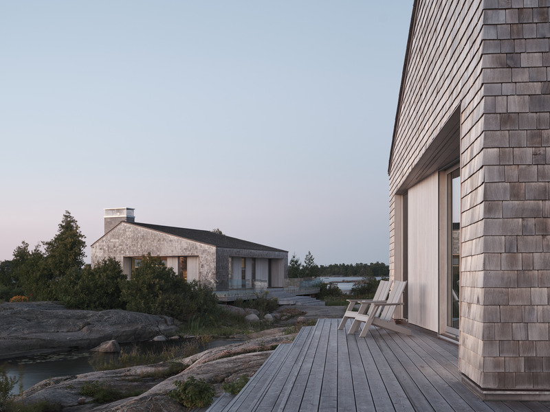 Dossier de presse | 1728-05 - Communiqué de presse | Akb_Whistling Wind Island - Akb Architects - Architecture résidentielle - Main cottage and bunkie - Crédit photo : Doublespace