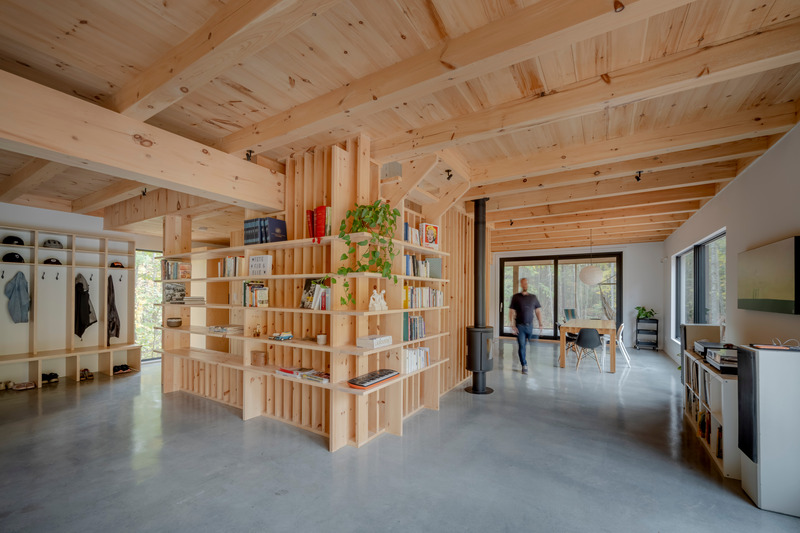 Press kit | 788-09 - Press release | Saint-Gabriel in the Woods - Clairoux - Residential Architecture - Photo credit: Thierry Du Bois