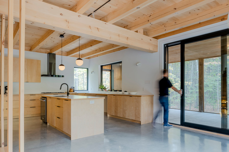 Press kit | 788-09 - Press release | Saint-Gabriel in the Woods - Clairoux - Residential Architecture - Photo credit: Thierry Du Bois