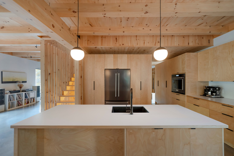 Press kit | 788-09 - Press release | Saint-Gabriel in the Woods - Clairoux - Residential Architecture - Photo credit: Thierry Du Bois