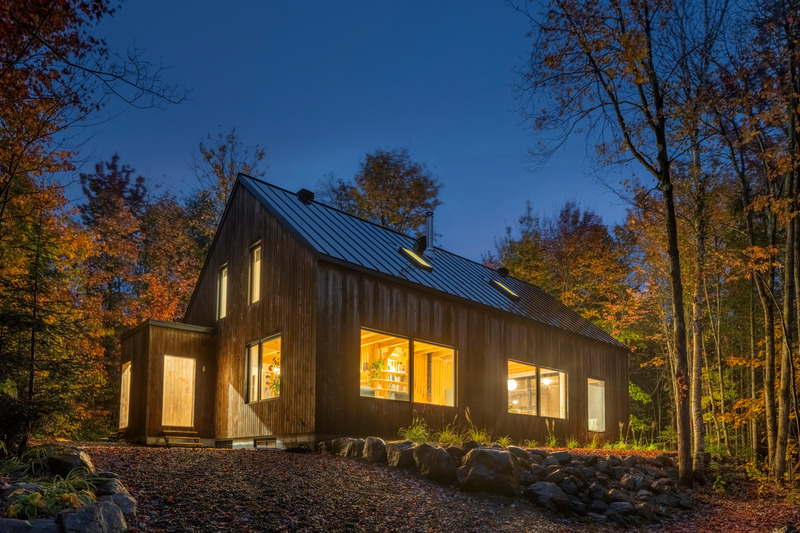 Press kit | 788-09 - Press release | Saint-Gabriel in the Woods - Clairoux - Residential Architecture - Photo credit: Thierry Du Bois
