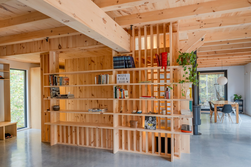 Press kit | 788-09 - Press release | Saint-Gabriel in the Woods - Clairoux - Residential Architecture - Photo credit: Thierry Du Bois