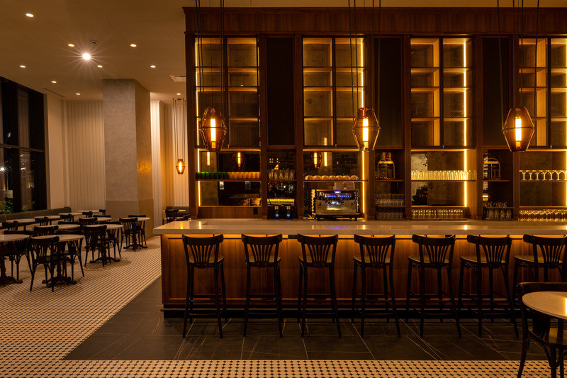 Press kit | 618-16 - Press release | Le Fou Fou: A European-Inspired Gourmet Hall Opens its Doors in Montreal - LemayMichaud - Commercial Interior Design - Photo credit: LemayMichaud