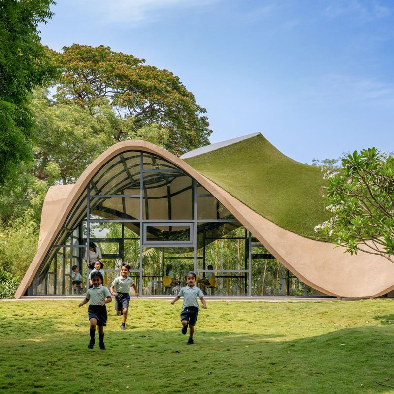 Dossier de presse | 4709-09 - Communiqué de presse | Dezeen Awards 2024 Architecture Longlist Revealed - Dezeen - Concours - Bloomingdale International School by Andblack Design Studio.  - Crédit photo : Vinay Panjwani