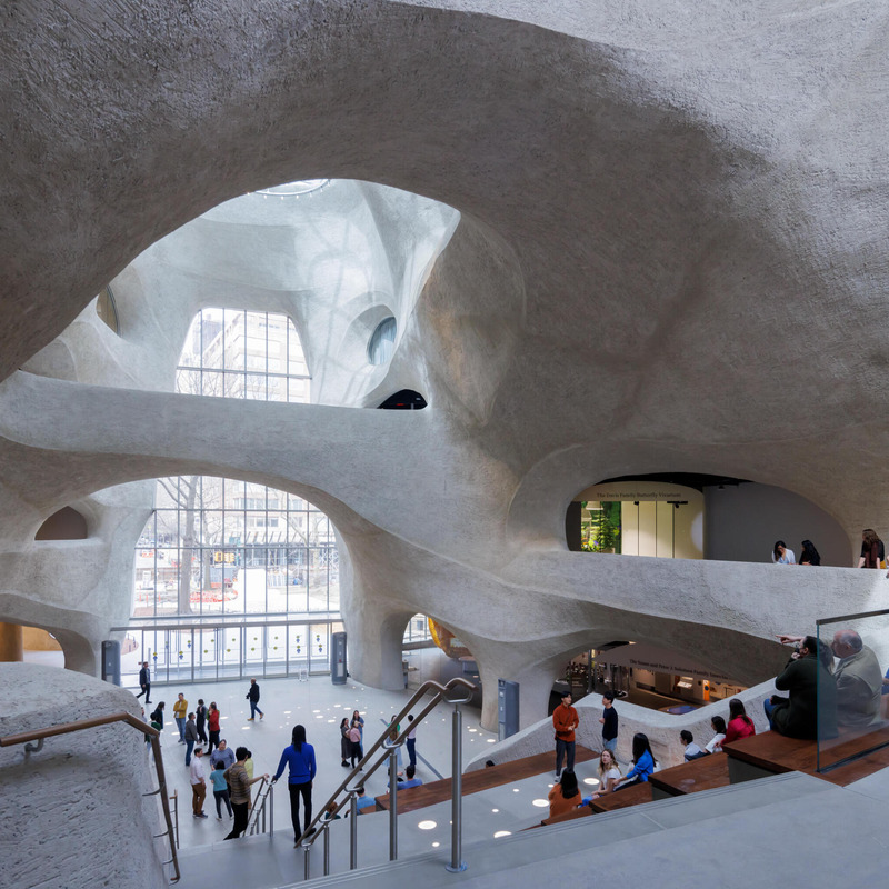 Dossier de presse | 4709-09 - Communiqué de presse | Dezeen Awards 2024 Architecture Longlist Revealed - Dezeen - Concours - Richard Gilder Center at the American Museum of Natural History by Studio Gang.  - Crédit photo : Iwan Baan