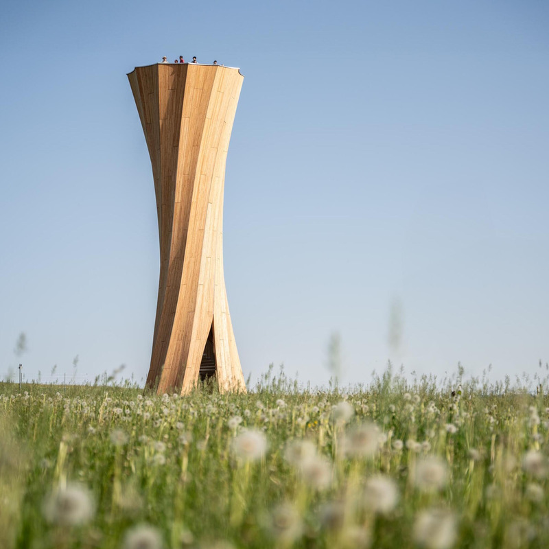 Dossier de presse | 4709-10 - Communiqué de presse | Dezeen Awards 2024 Sustainability Longlist Revealed - Dezeen - Concours - Wangen Tower by the University of Stuttgart.  - Crédit photo : University of Stuttgart