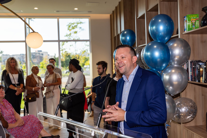 Press kit | 2056-14 - Press release | New 550-Unit Neighborhood in Laval: Mostra Centropolis Officially Opens its Doors and Announces New Phases - Cogir Immobilier - Real Estate - Jean-Marc Bélanger Chef des Opérations - Multi-Résidentiel Canada - Photo credit: JF Galipeau