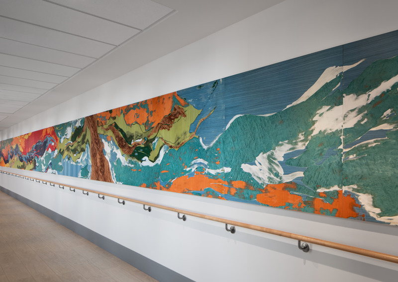 Press kit | 746-07 - Press release | Le Cycle du Présent: 140' Hand Carved Bas-Relief - Yechel Gagnon - Art - <p>Le cycle du présent, 2024</p><br> - Photo credit: Stéphane Brügger