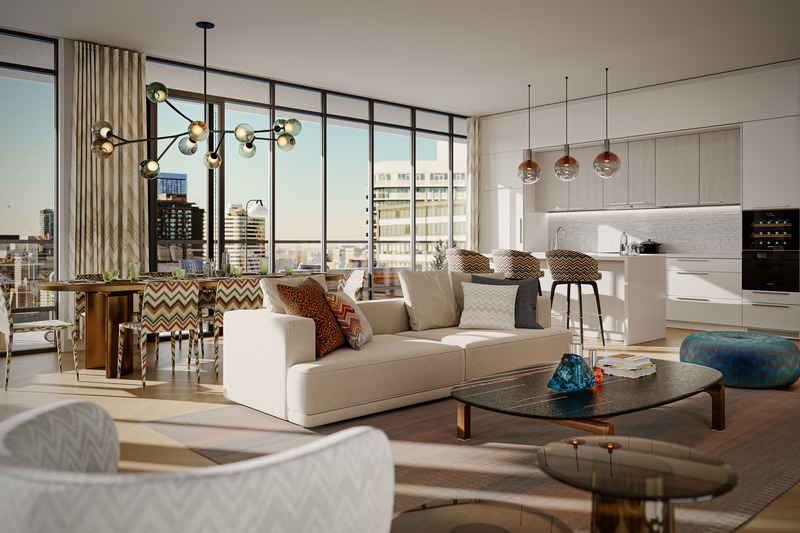 Press kit | 2066-18 - Press release | MISSONI SKY Unveiled: A Masterpiece of Fashion-Inspired Living in Toronto - II BY IV DESIGN - Real Estate - Photo credit: Supergraphiq