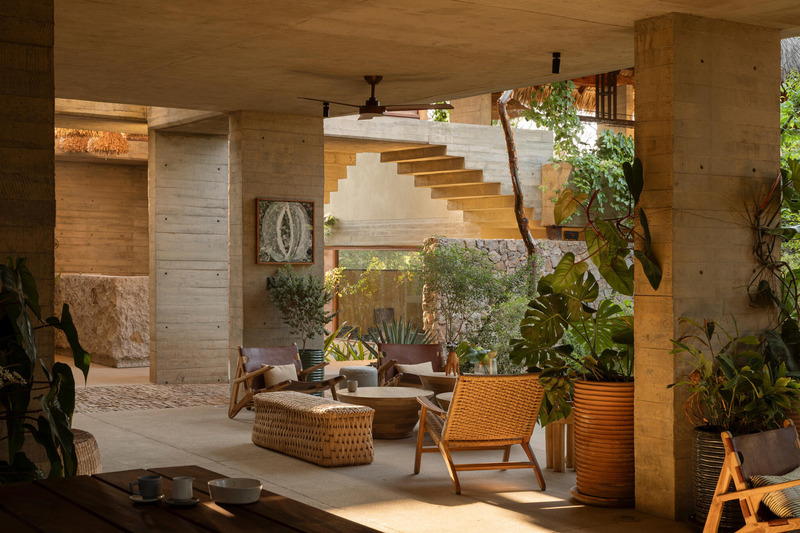 Dossier de presse | 4709-12 - Communiqué de presse | World's 49 Most Striking Interiors Shortlisted for Dezeen Awards 2024 - Dezeen - Concours - Ennea Hotel, Comité de Proyectos, Oaxaca, Mexico