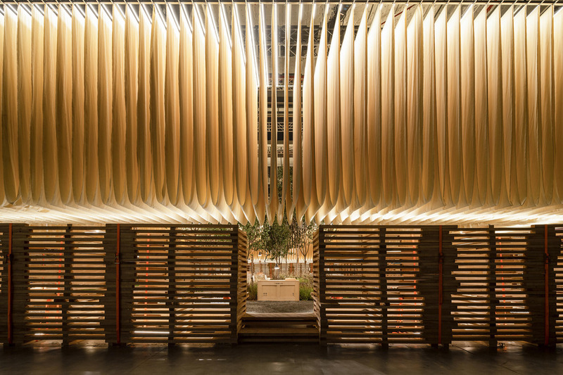 Dossier de presse | 4709-12 - Communiqué de presse | World's 49 Most Striking Interiors Shortlisted for Dezeen Awards 2024 - Dezeen - Concours - Temporary Storage Garden, Semester Studio, Shanghai, China