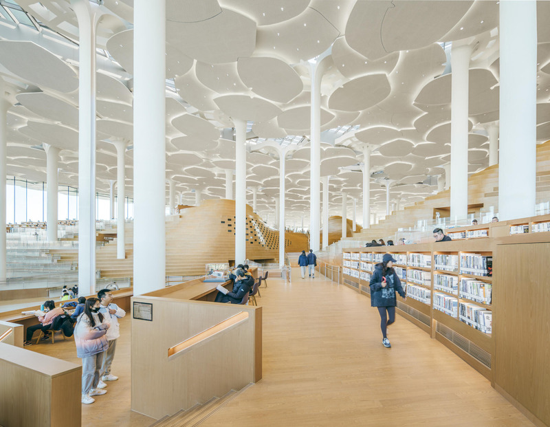 Dossier de presse | 4709-13 - Communiqué de presse | World's 82 Best Buildings Shortlisted for Dezeen Awards 2024 - Dezeen - Concours - Beijing City Library, Snøhetta, Beijing, China