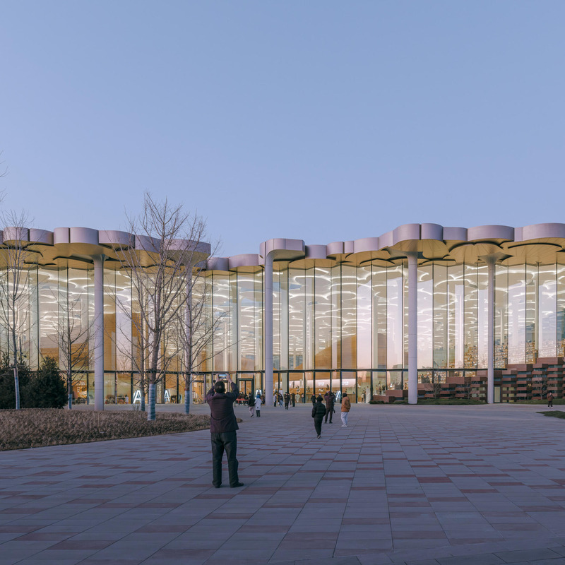 Dossier de presse | 4709-13 - Communiqué de presse | World's 82 Best Buildings Shortlisted for Dezeen Awards 2024 - Dezeen - Concours - Beijing City Library, Snøhetta, Beijing, China