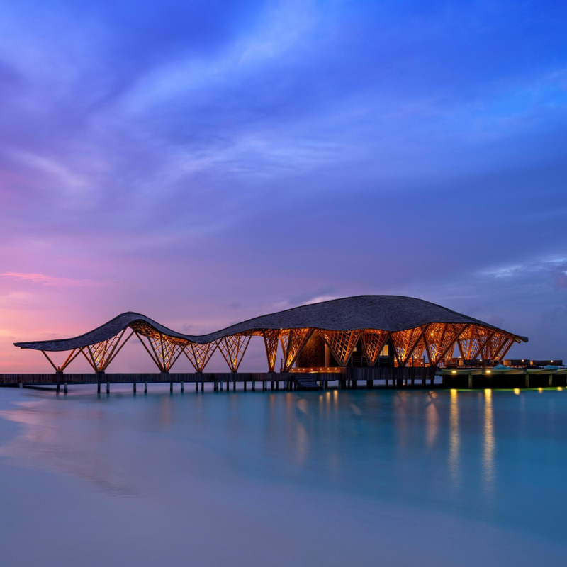 Dossier de presse | 4709-13 - Communiqué de presse | World's 82 Best Buildings Shortlisted for Dezeen Awards 2024 - Dezeen - Concours - Madi Hiyaa, Nomadic Resorts, North Male atoll, Maldives