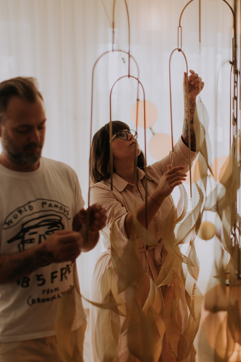 Press kit | 2110-09 - Press release | Larose Guyon’s Saule Collection: A Modular Expression of Nature-Inspired Lighting - Larose Guyon - Lighting Design - Photo credit: Chanel Sabourin
